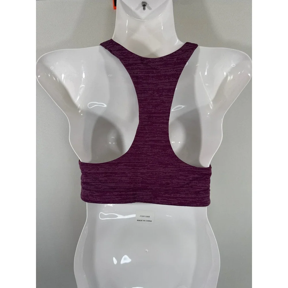 Outdoor‎ Voices Racerback Sports Bra Plum Purple Space Dye Women's XS Sporty